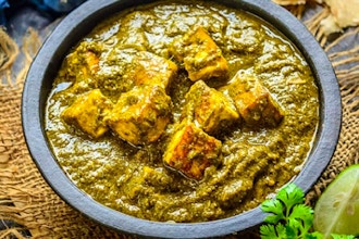 Saag Paneer + Jeera Rice (Virtual Cooking)